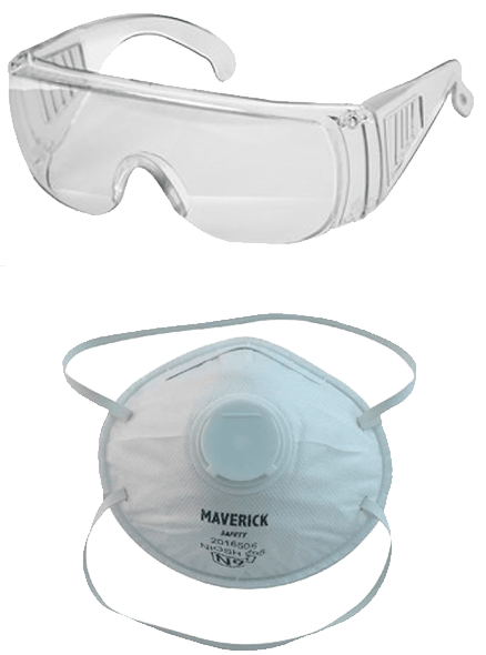 Mascarillas y Antiparra